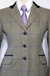 J 46 pale green tweed with purple and feint gold overcheck (limited availability)